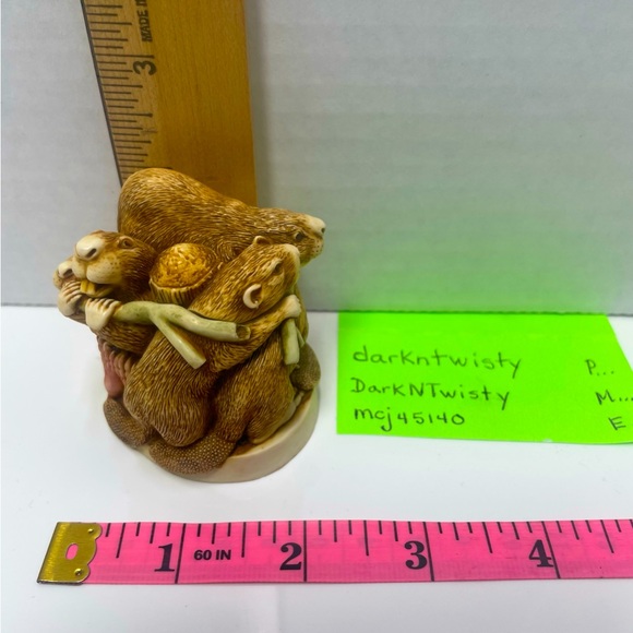 BNIB RARE Vintage Harmony Kingdom Treasure Zest Beavers Trinket Box - Picture 11 of 16